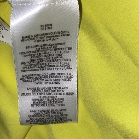 NWT size 6Neon yellow mabel stylish skirt BCBGMaxAzria Gorgeous long style - Picture 7 of 12